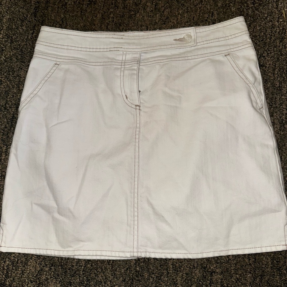 Tommy Hilfiger White Mini Skirt
